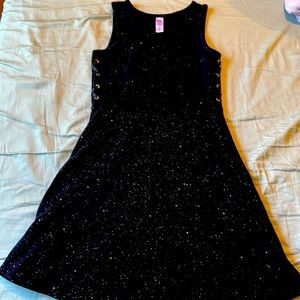 Black glittery dress